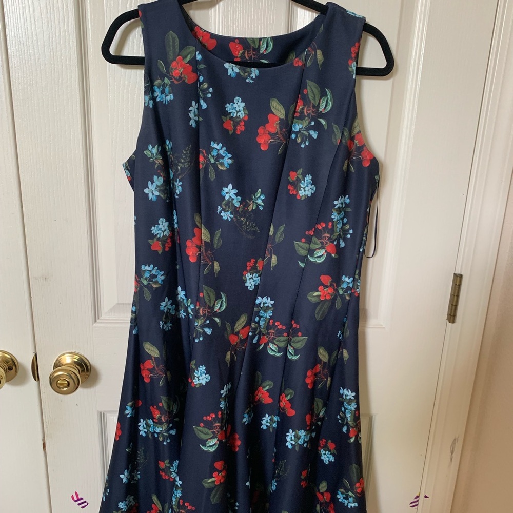 Dark navy blue dress